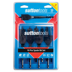 Sutton - Drill D501 Spade Bit Supabore Set 10-38mm 10Pc | D501SS10