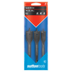 Sutton - Drill D501 Spade Bit Supabore Set 19-25mm 3Pc | D501SS3