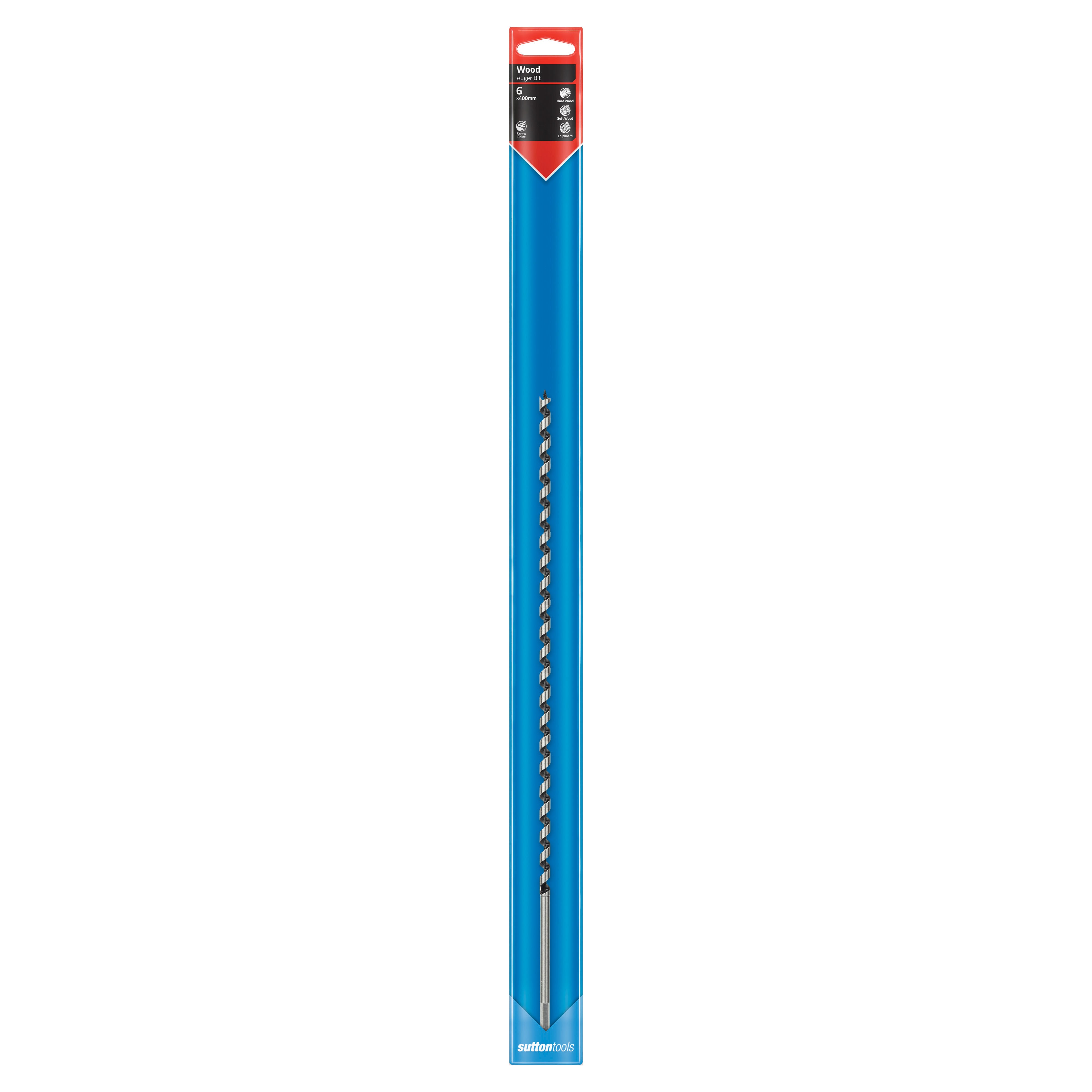 Sutton - Drill D512 Auger Bit Long Series 1/4-Hex 6mm X 460mm | D5120600