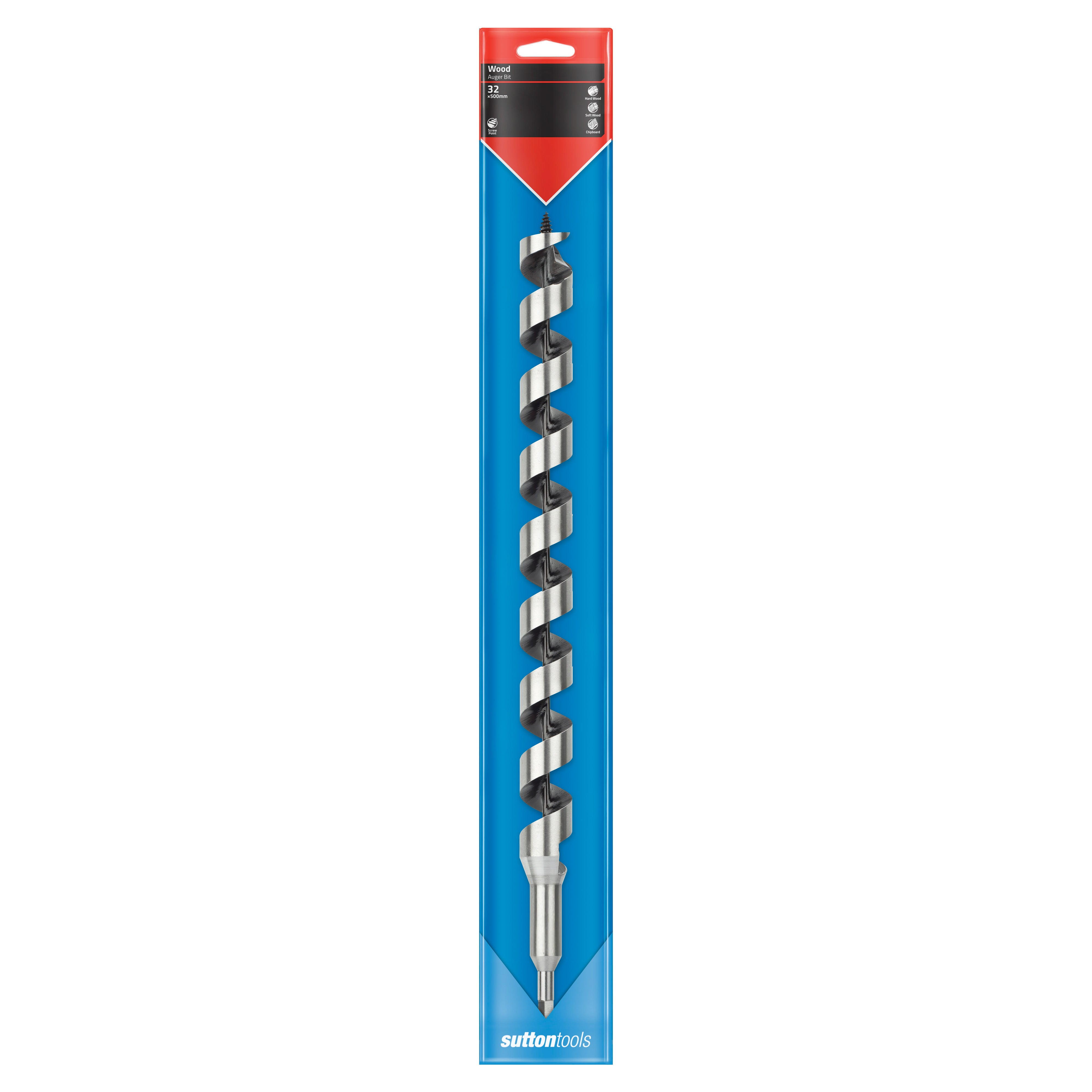 Sutton - Drill D512 Auger Bit Long Series 7/16-Hex 32mm X 500mm | D5123200