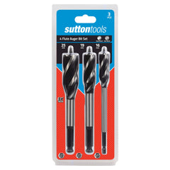 Sutton - Drill D514 Auger Bit 4-Flute Set 16-25mm X 165mm 3Pc | D5140003