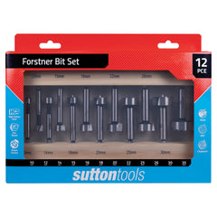 Sutton - Drill D523 Forstner Bit Hcs 1/4-Hex Shank Set 10-35mm 12Pc | D5230012