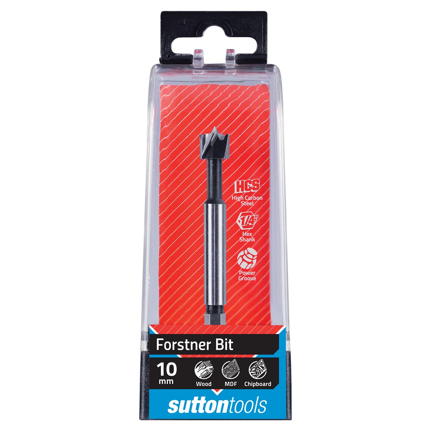 Sutton - Drill D523 Forstner Bit Hcs 1/4-Hex Shank 10mm | D5230100