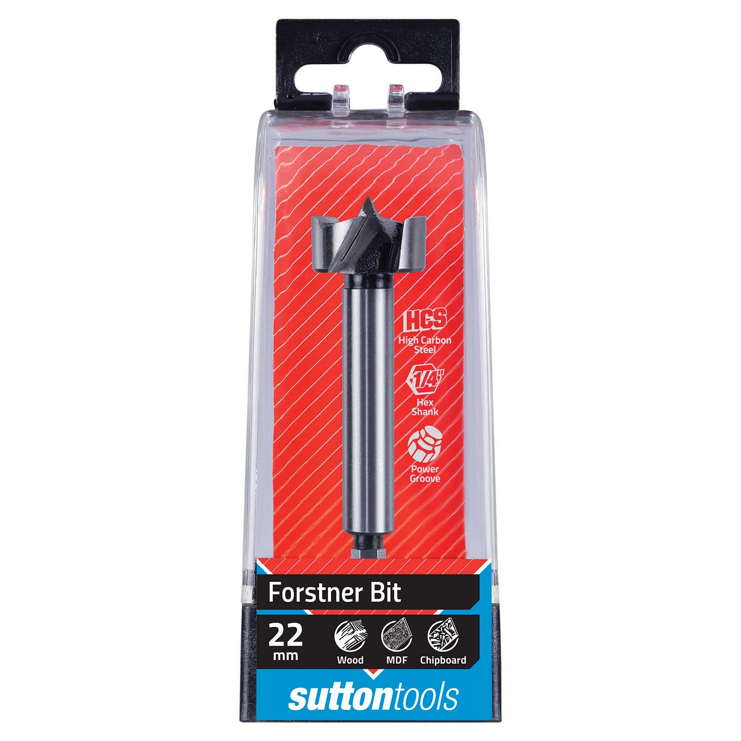 Sutton - Drill D523 Forstner Bit Hcs 1/4-Hex Shank 22mm | D5230220
