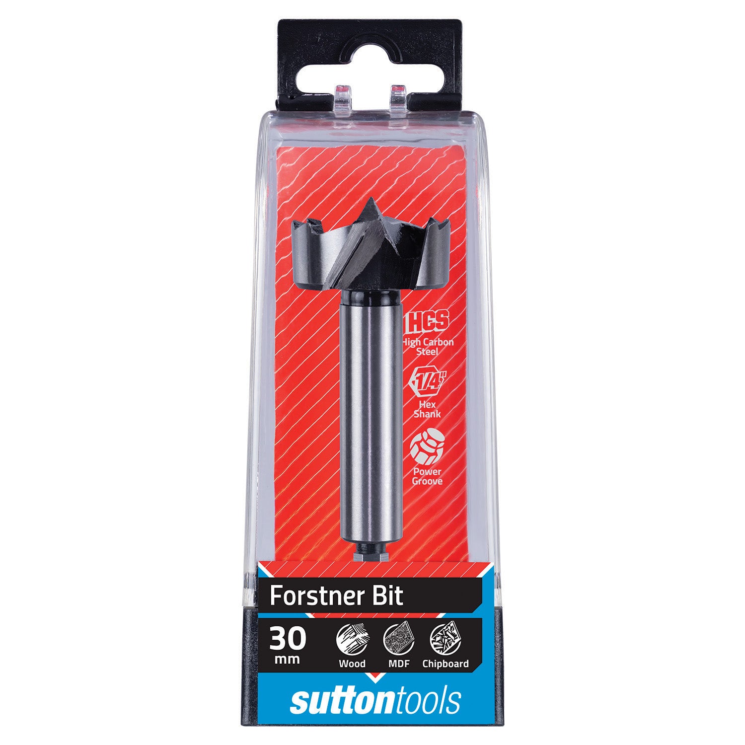 Sutton - Drill D523 Forstner Bit Hcs 1/4-Hex Shank 30mm | D5230300