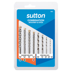 Sutton - Drill D600 Masonry Tct & Jobber HSS Set 9Pc | D6000009