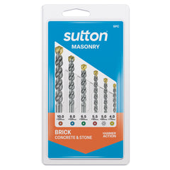 Sutton - Drill D600 Masonry Tct Std Fixing Set 4-10mm 6Pc | D600SMD2