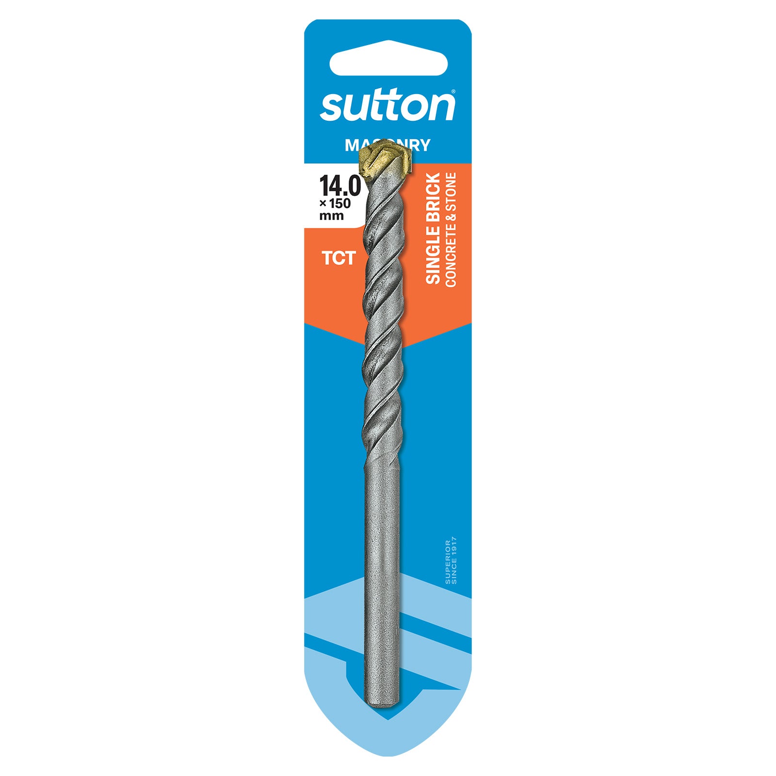 Sutton - Drill D601 Masonry Tct Sgl Brick Carded 14mm X 150mm | D6011400