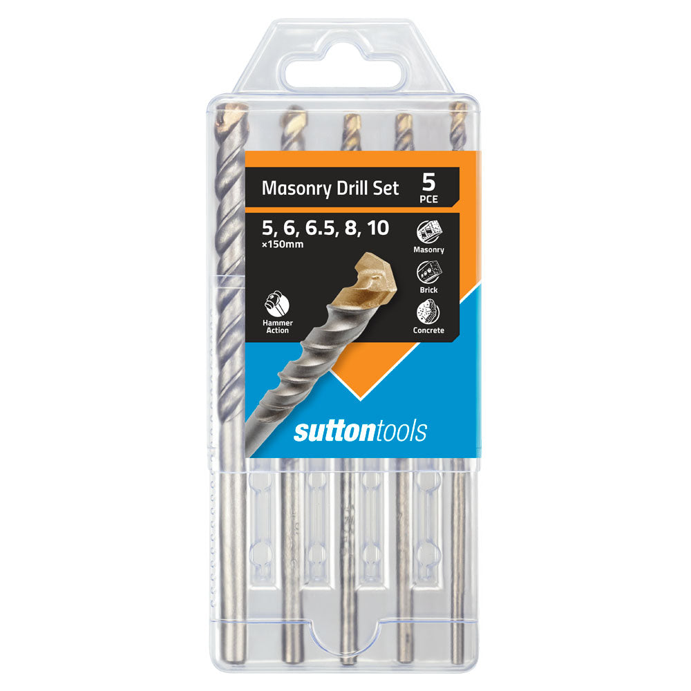 Sutton - Drill D651 Masonry Tct Sgl Brick Set 5-10mm X 150mm 5Pc | D6510005