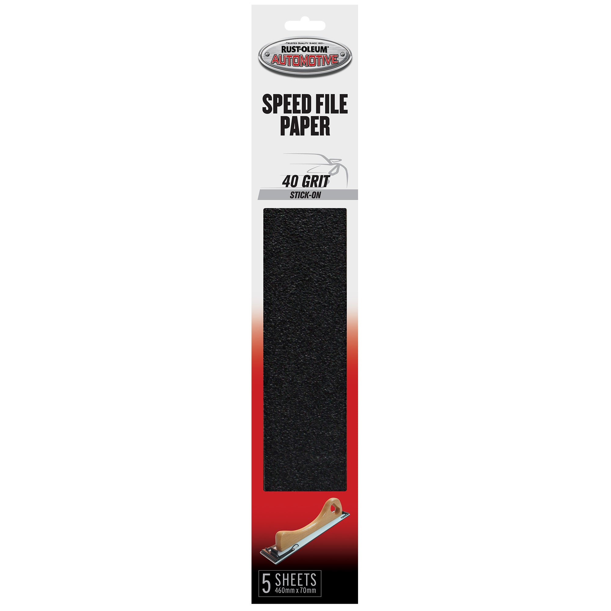 Rust-Oleum - Speed File Paper 120 Grit - 5 Pack