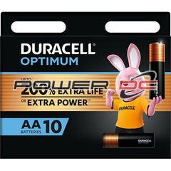 Power DC - Duracell Optimum AA 10 Pack | DAR6/10OP