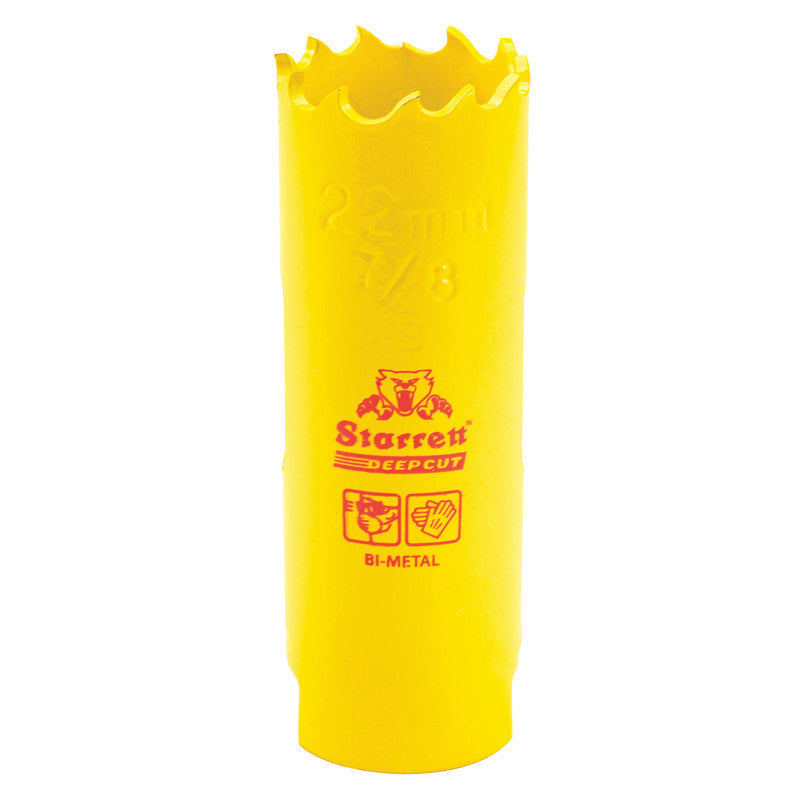 Starrett - DCH Bi-Metal Deep Cut Holesaw 22mm (7/8inch) | DCH0078