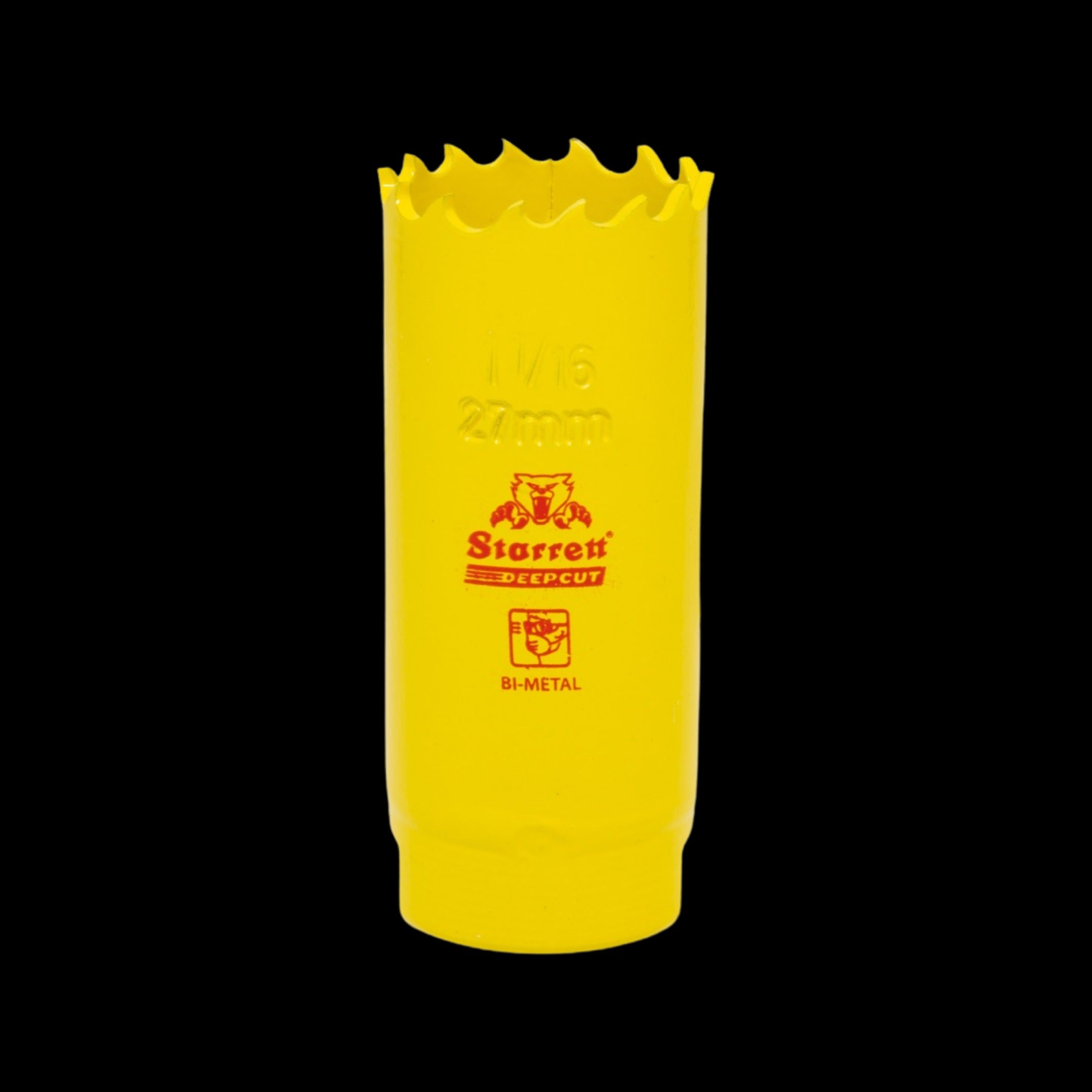 Starrett - DCH Bi-Metal Deep Cut Holesaw 27mm (1.1/16inch) | DCH0116