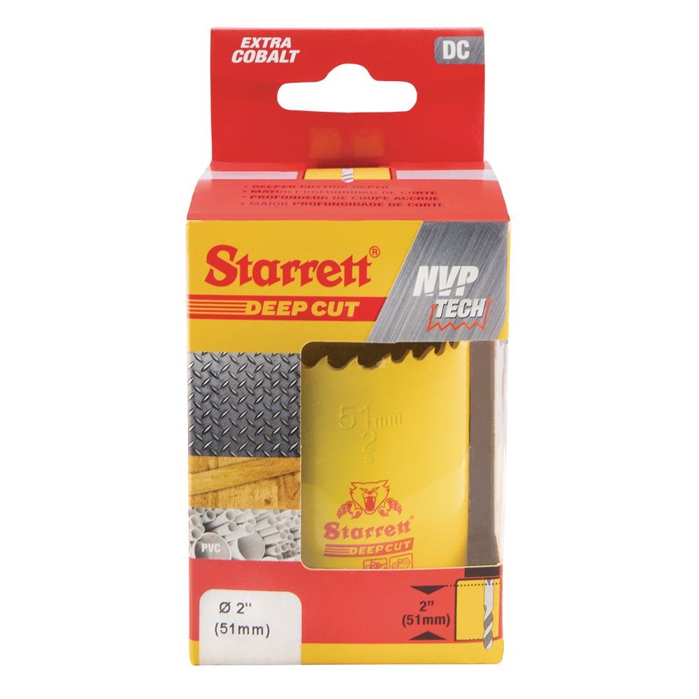 Starrett - DCH Bi-Metal Deep Cut Holesaw 51mm (2inch) | DCH0200