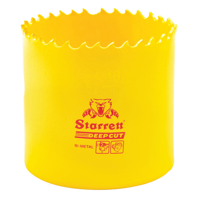 Starrett - DCH Bi-Metal Deep Cut Holesaw 59mm (2.5/16inch) | DCH0256