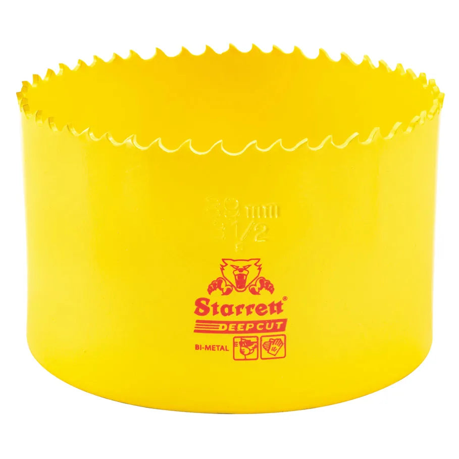 Starrett - DCH Bi-Metal Deep Cut Holesaw 89mm (3.1/2inch) | DCH0312