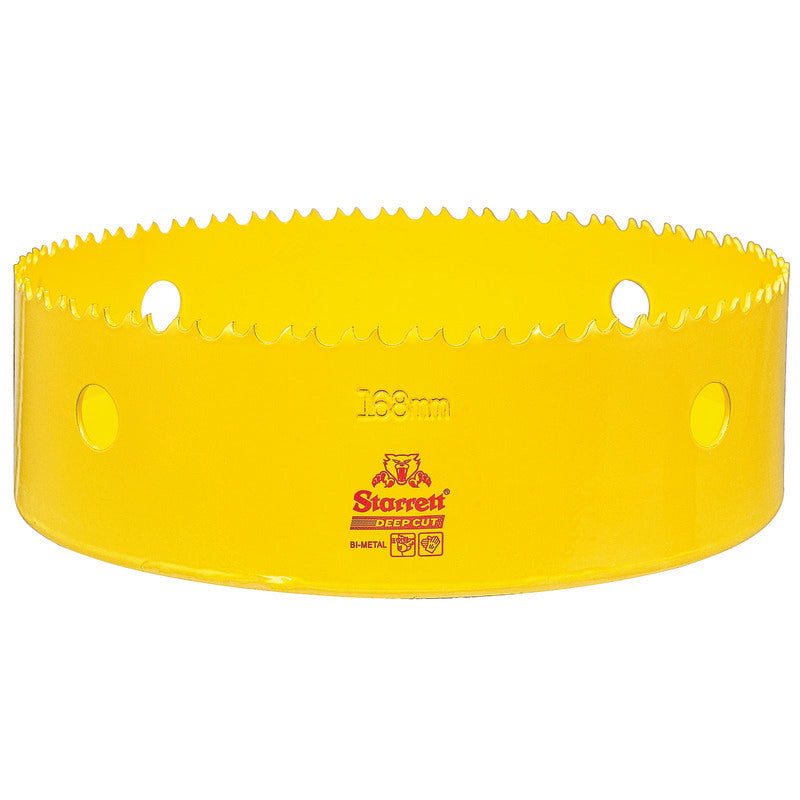 Starrett - DCH Bi-Metal Deep Cut Holesaw 168mm (6.5/8inch) | DCH168M