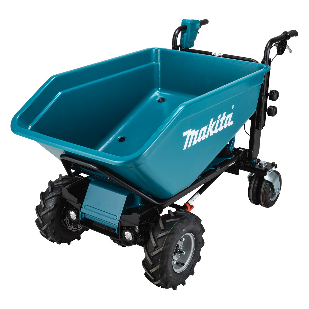 Makita Tools - 18V x 2 Brushless Wheelbarrow with manual dump & bucket - Tool Only | DCU603Z