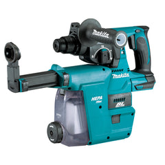 Makita Tools - 18V Brushless 24mm Rotary Hammer Dust Extraction Adaptor (DX06) Case - Tool Only | DHR242ZJW