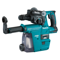Makita Tools - 18V Brushless 24mm Rotary Hammer Quick Change Drill Chuck Dust Extraction Adaptor (DX07) Case - Tool Only | DHR243ZJW