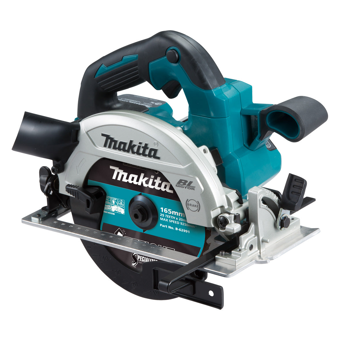 Makita Tools - 18V Brushless 165mm Circular Saw (Right hand blade) - Tool Only | DHS660Z