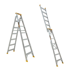 Gorilla - Dual purpose ladder 7 Step (2.05 - 3.74m) Pro-Lite Aluminium 150kg Industrial | DM007-PRO