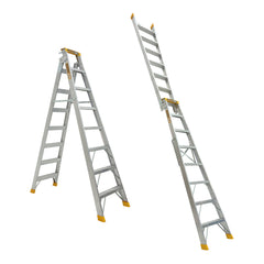 Gorilla - Dual purpose (double sided) 2.4-4.5m (8-15ft) Aluminium 180kg Heavy Duty Industrial | DM008-HD