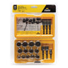 Alpha - 19 Pc Damaged Nut & Bolt Extractor Set 1/4" & 3/8" Drive Metric/Imperial