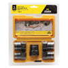 Alpha - 5 Pc Damaged Nut & Bolt Extractor Set 1/2" Drive Metric/Imperial