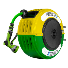 Retracta - R3 25m x 1/2" Garden Green - Yellow Case Hose Reel | DR425YG-03
