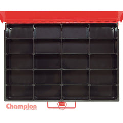 Champion - Red Metal Box - 20 Div - Adjustable | DS20ADJ