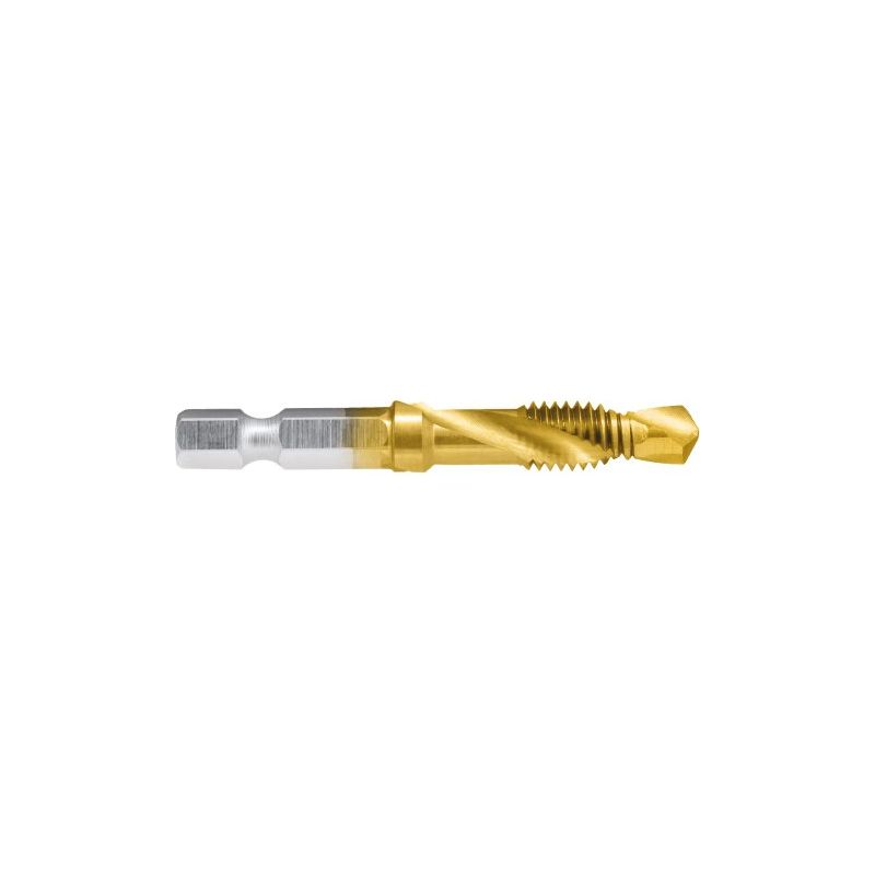 M8 x 1.25 HSS Combination Drill & Tap | TiN Coated