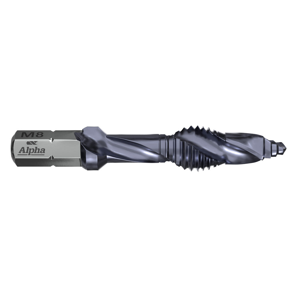 Alpha M8 x 1.25 Onsite Plus Combination Drill & Tap