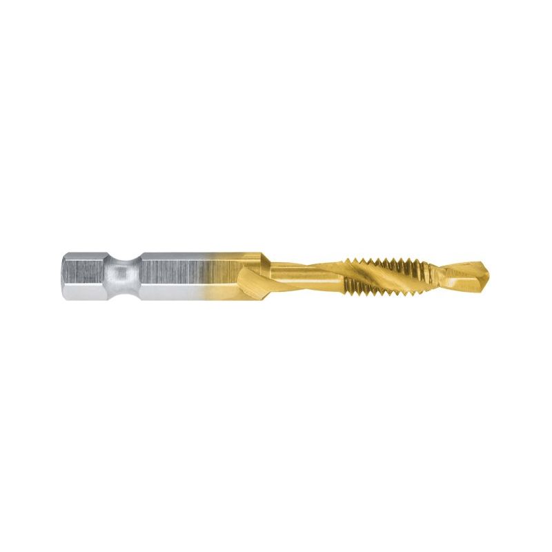 UNC 12G x 24 HSS Combination Drill & Tap | TiN Coated