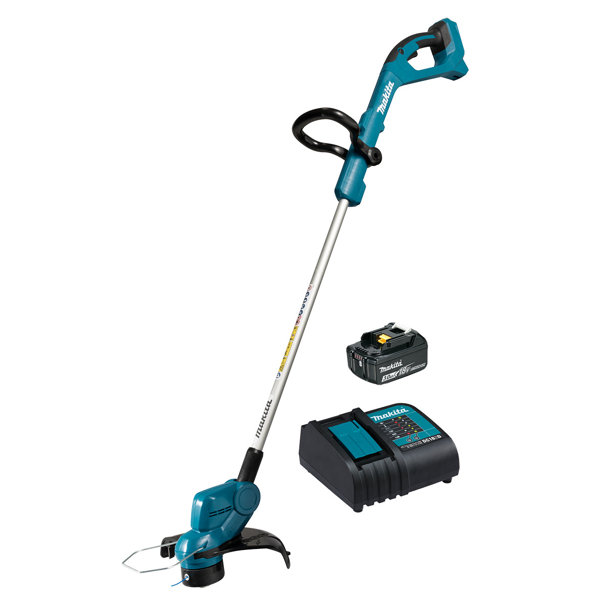 Makita Tools - 18V Line Trimmer Kit - Includes 1 x 3.0Ah Battery & Charger | DUR193SF