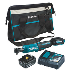 Makita Tools - 18V Ratchet Wrench 1/4" & 3/8" - Includes: 1x 5.0Ah Battery Rapid Charger & Tote Bag | DWR180RTX1