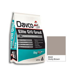 Davco Elite G10 Grout 113 dust.brown 5kg | 632743