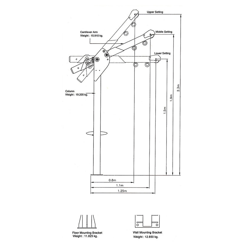 Austlift - Cantilever Arm | 915400