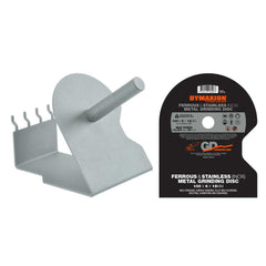 Dymaxion - 100mm x 6mm Display Bracket Merch for Grinding Disc Metal 10pc | 7720-100-D1