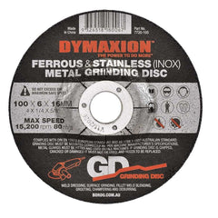 Dymaxion - 180mm x 6mm x 22mm Bore Grinding Disc Metal | 7720-180