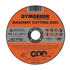 Dymaxion - 115mm x 3mm x 22mm Bore Masonry Cut Off Disc | 7730-115