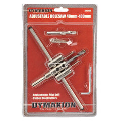 Dymaxion - 40mm Adjustable Hole Saw to 180mm Dia | AHS180