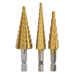 Dymaxion - Carbon Steel Step Drill Set | DRTHKIT3