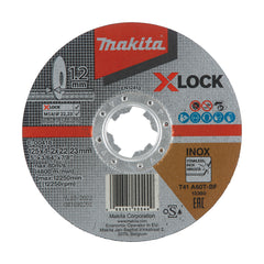 Makita - X - LOCK 125mm x 1.2 INOX Cutting DISC A60T - 10pk | E-00418-10