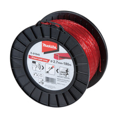 Makita OPE - Brushcutter Acc Four Leaf Silent Nylon Line 2.7mm x 180m | E-01840
