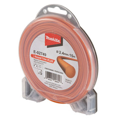 Makita OPE - Brushcutter Accessory Round Trim Plus Orange Line 2.4mm x 87m | E-02761