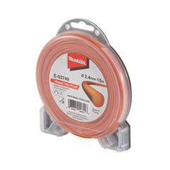 Makita OPE - Brushcutter Acc Round Trim Plus Orange Line 2.4mm x 15m | E-02749