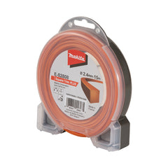 Makita OPE - Brushcutter Acc Square Trim Plus Orange Line 2.4mm x 15m | E-02808