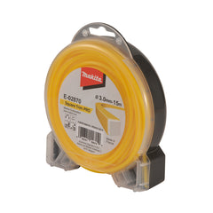 Makita OPE - Brushcutter Acc Square Trim Pro Yellow Line 3mm x 15m | E-02870