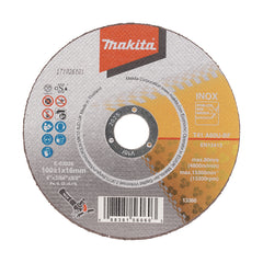 Makita - 100mm x 1mm x 16mm INOX Cutting DISC A60U - 12pk Tub | E-03028-12